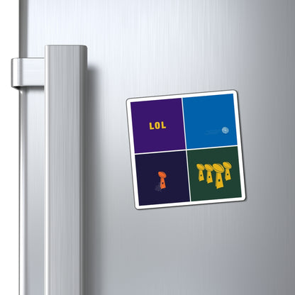 Bears Lions Vikings Packers Trophy Magnet