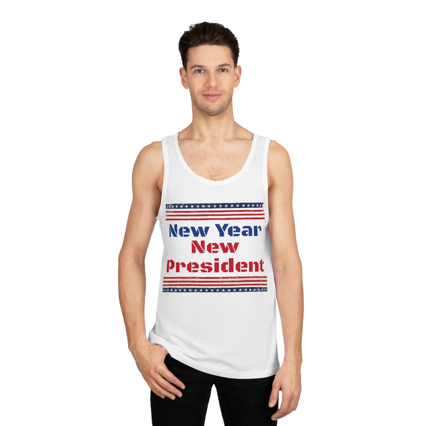 New Year, New President MAGA Unisex Softstyle™ Tank Top