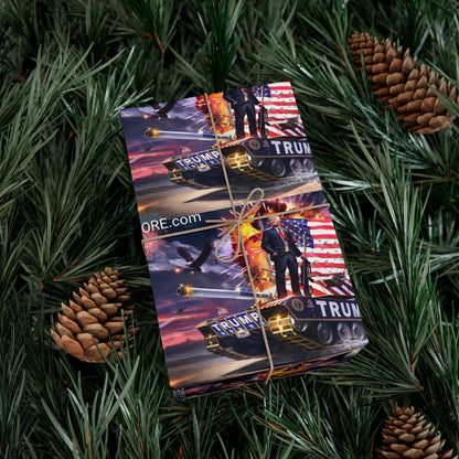 Trump the Warrior Christmas Wrapping Paper