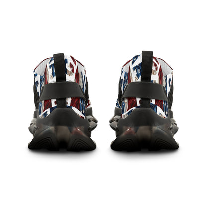 MAGA Trump 2024 Mesh-Sneaker für Herren in Rot, Weiß und Blau