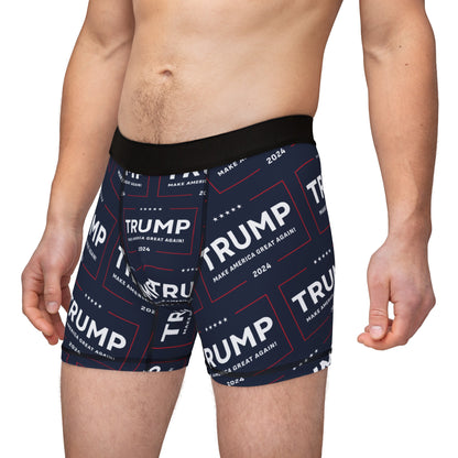 Trump 2024 Make America Great Again MAGA All over Men's Boxer Briefs Underwear