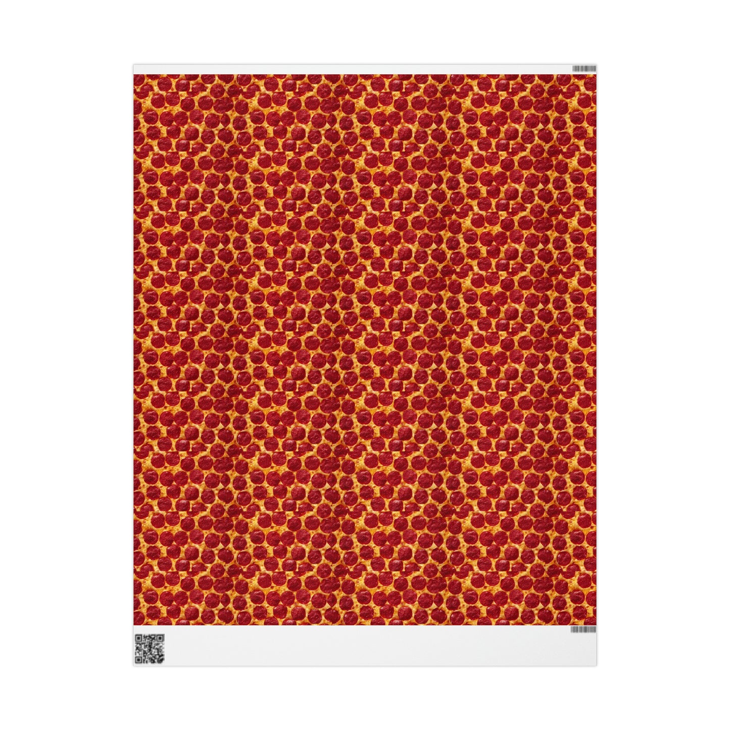 Pepperoni Pizza cheese High Definition Birthday Gift Present Holiday Wrapping Paper