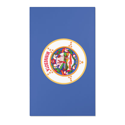 The ORIGINAL Minnesota State Flag large floor Area Rugs