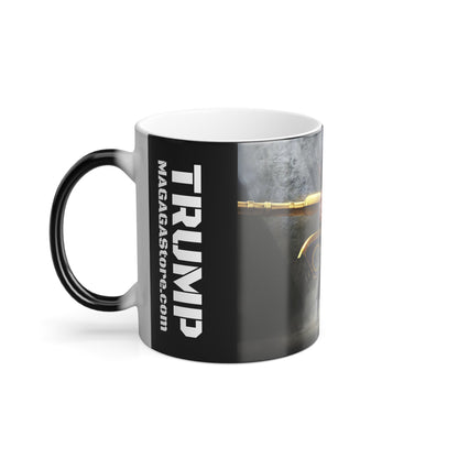 Color Morphing Rambo Patriot Trump Heat Reacting See Pictures Coffee Mug 11oz