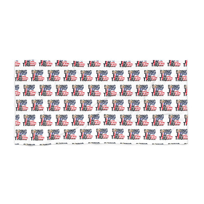 Bring Back Trump White MAGA Jumbo Beach Towel
