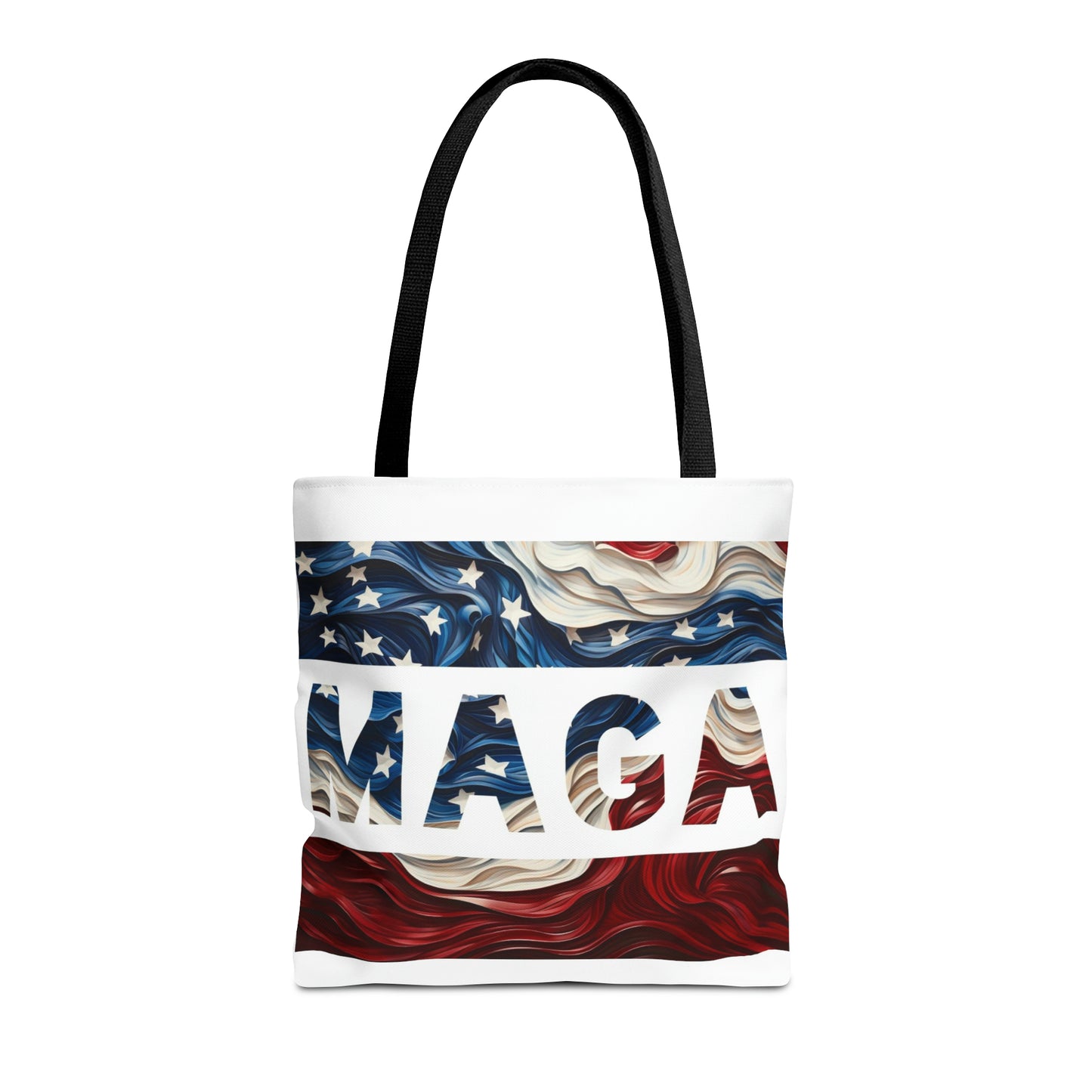 MAGA Red White and Blue Trump Rally Heavy Duty Tote Bag