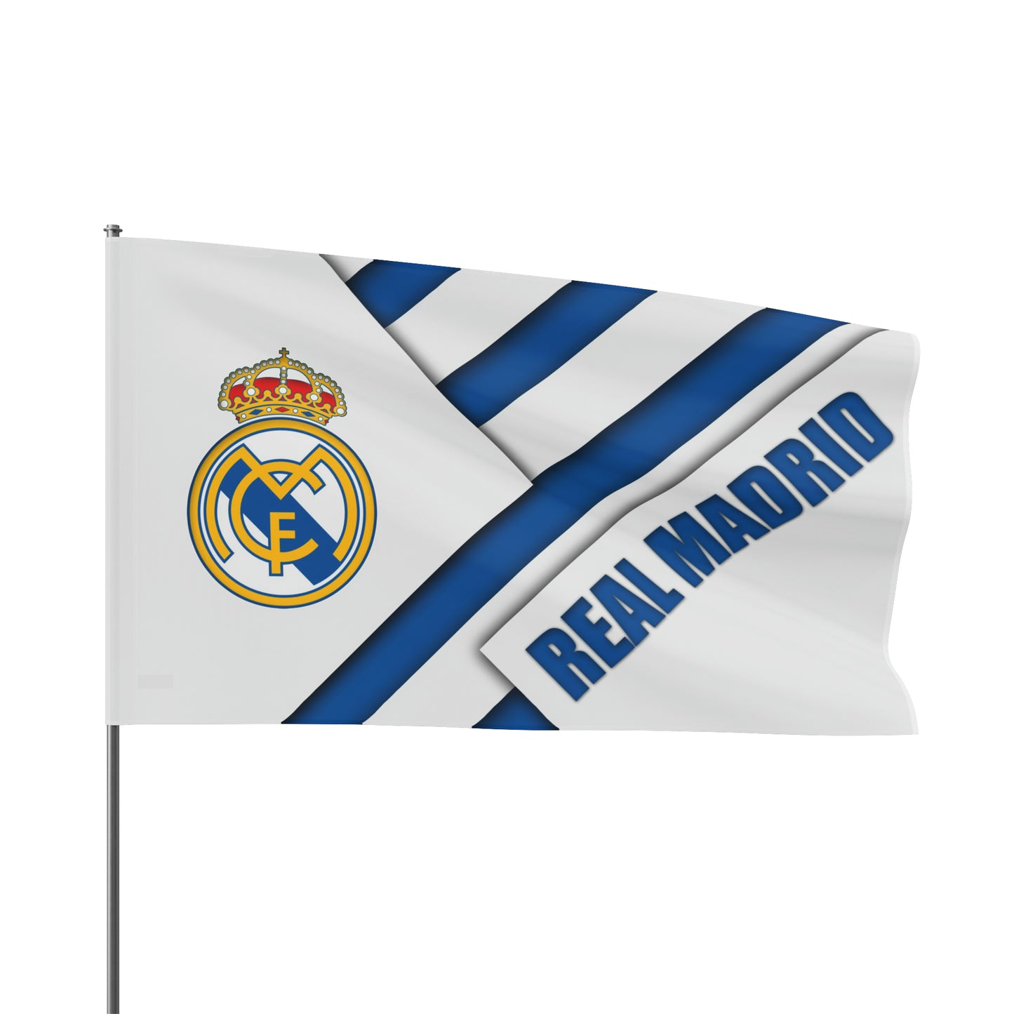 Real Madrid Futbol soccer World Champions High Definition Print Flag