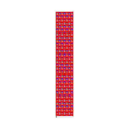 Happy Birthday Trump 2024 Red MAGA Birthday Gift Present Wrapping Paper