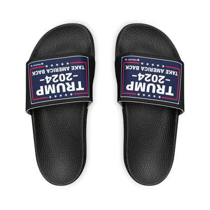 Trump Take America Back MAGA Bequeme PU-Sandalen für Herren