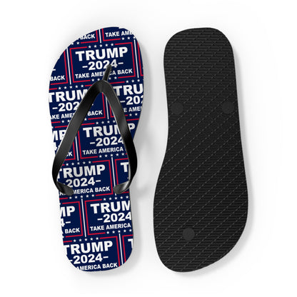 Trump Take America Back Comfy Summer Beach Unisex Flip Flops