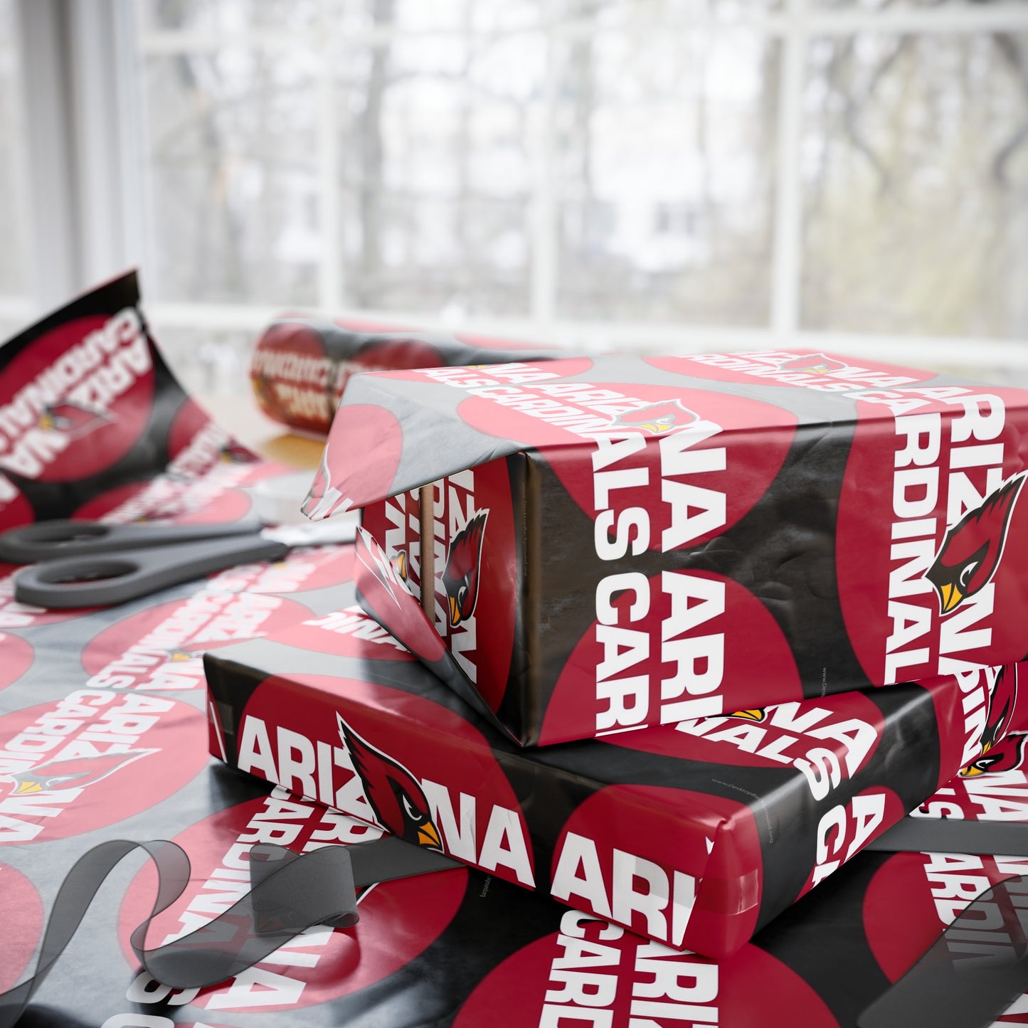 Arizona Cardinals NFL Football Birthday Graduation Gift Wrapping Paper Holiday