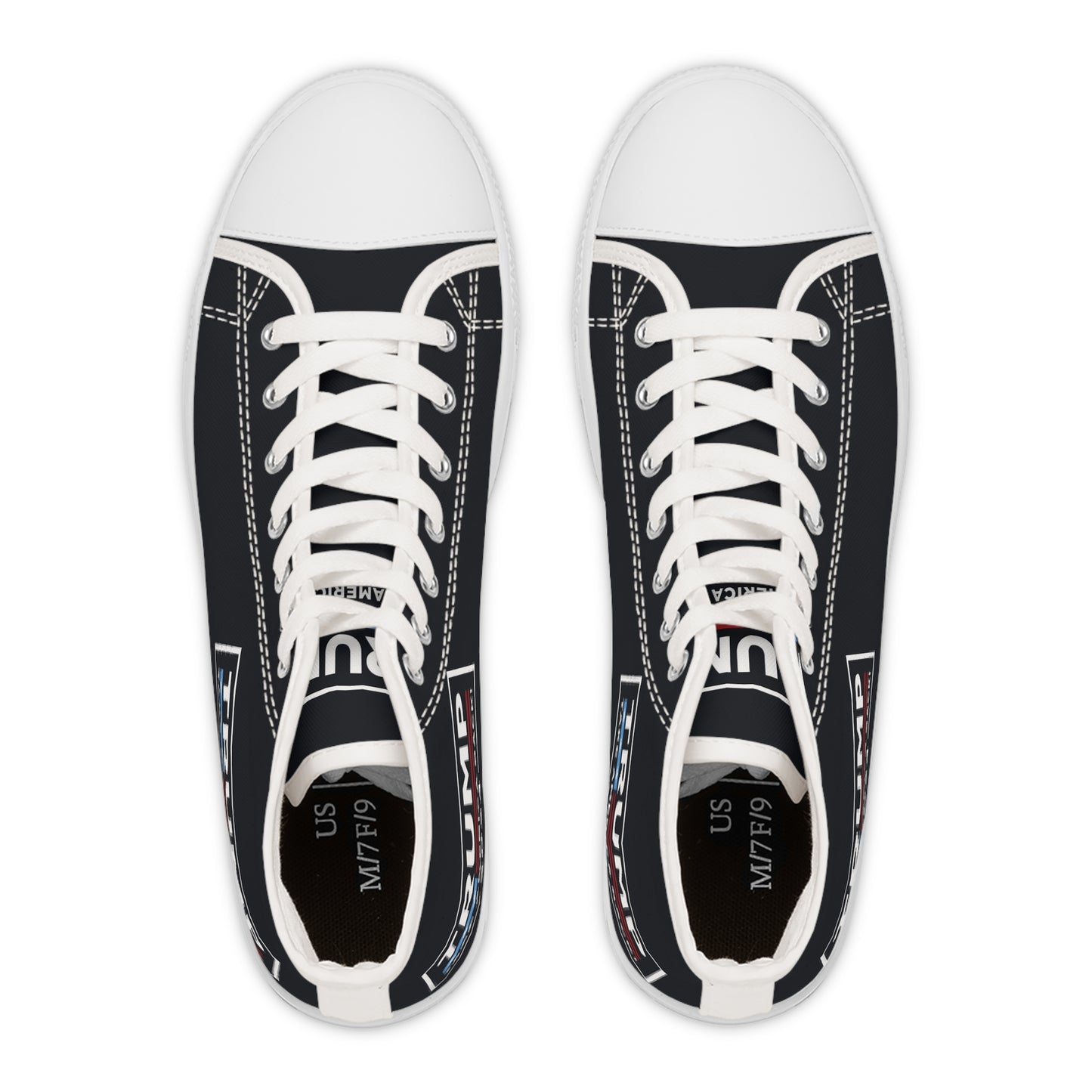 Trump 2024 Take America Back Black Women's High Top Sneakers Shoes