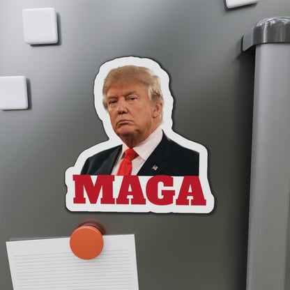 Donald Trump 2024 MAGA Heavy Duty Water Resistant Die-Cut Magnets