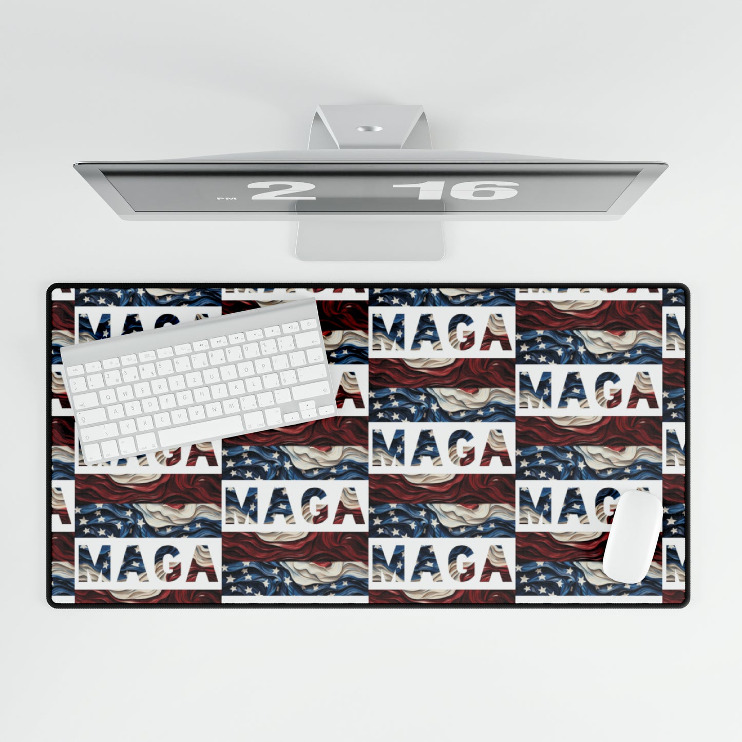MAGA Red White and Blue Flag American Desk Mats