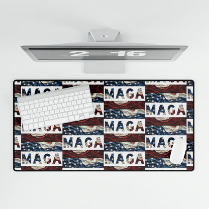 MAGA Red White and Blue Flag American Desk Mats