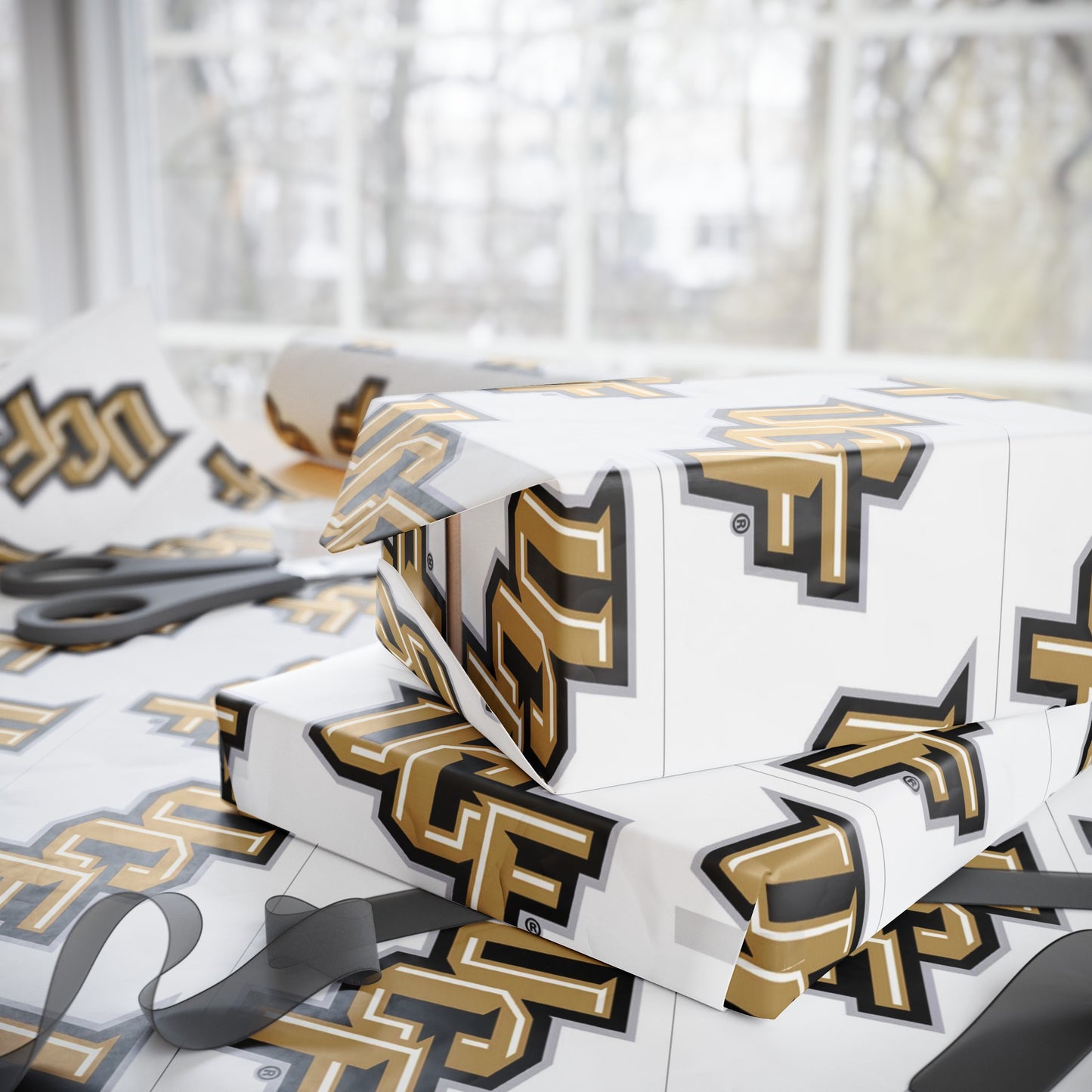 UCF Knights Florida NCAA College Graduation Alumni Birthday Gift Wrapping Paper Holiday