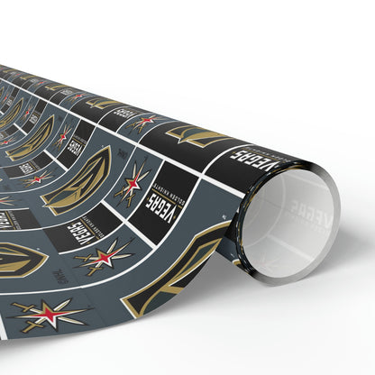 Las Vegas Golden Knights NHL Hockey Birthday Gift Wrapping Papers Holiday