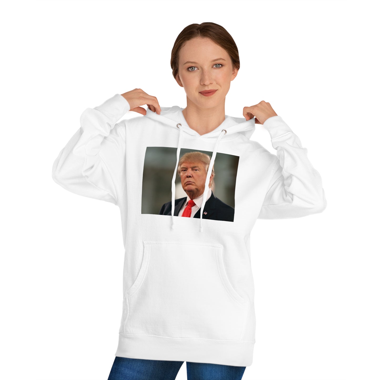 Trump Portrait 2024 soft and durable Unisex Hooded Sweatshirt Choose color and size
