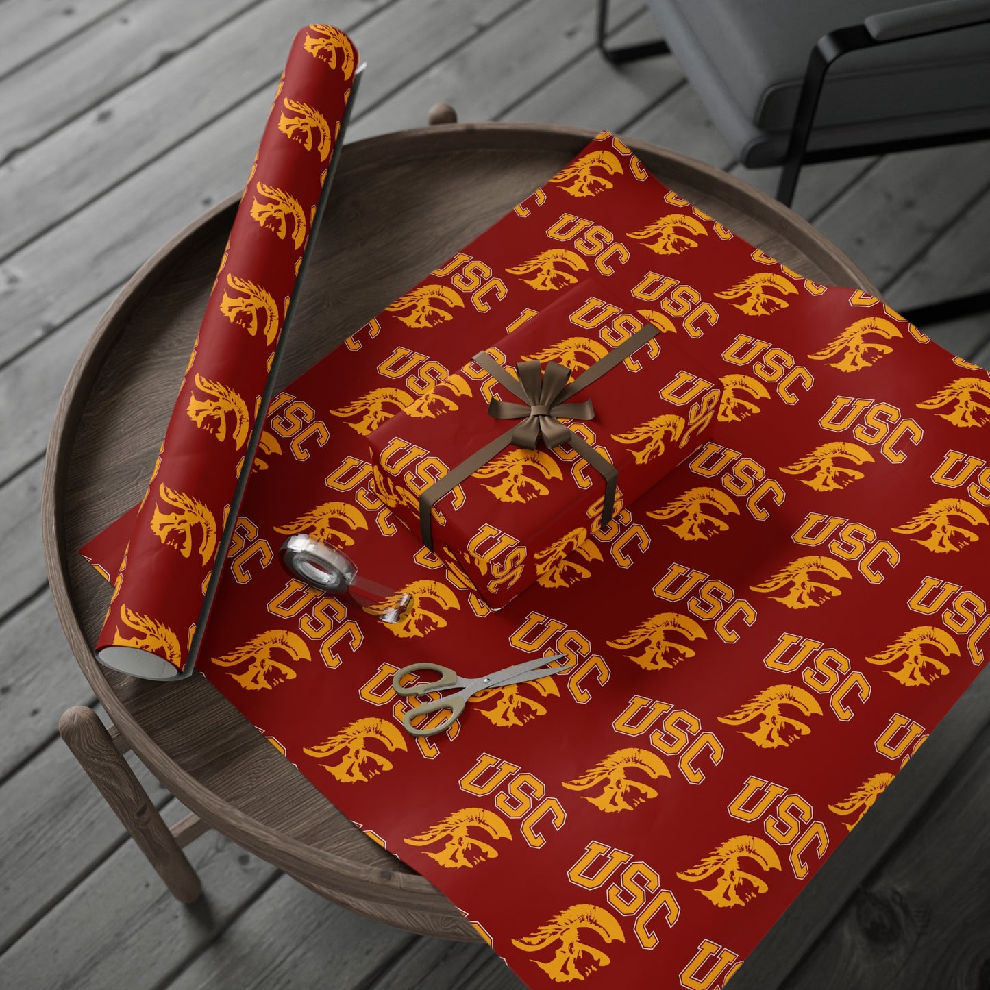 USC Southern California NCAA College Graduation Alumni Birthday Gift Wrapping Paper Holiday