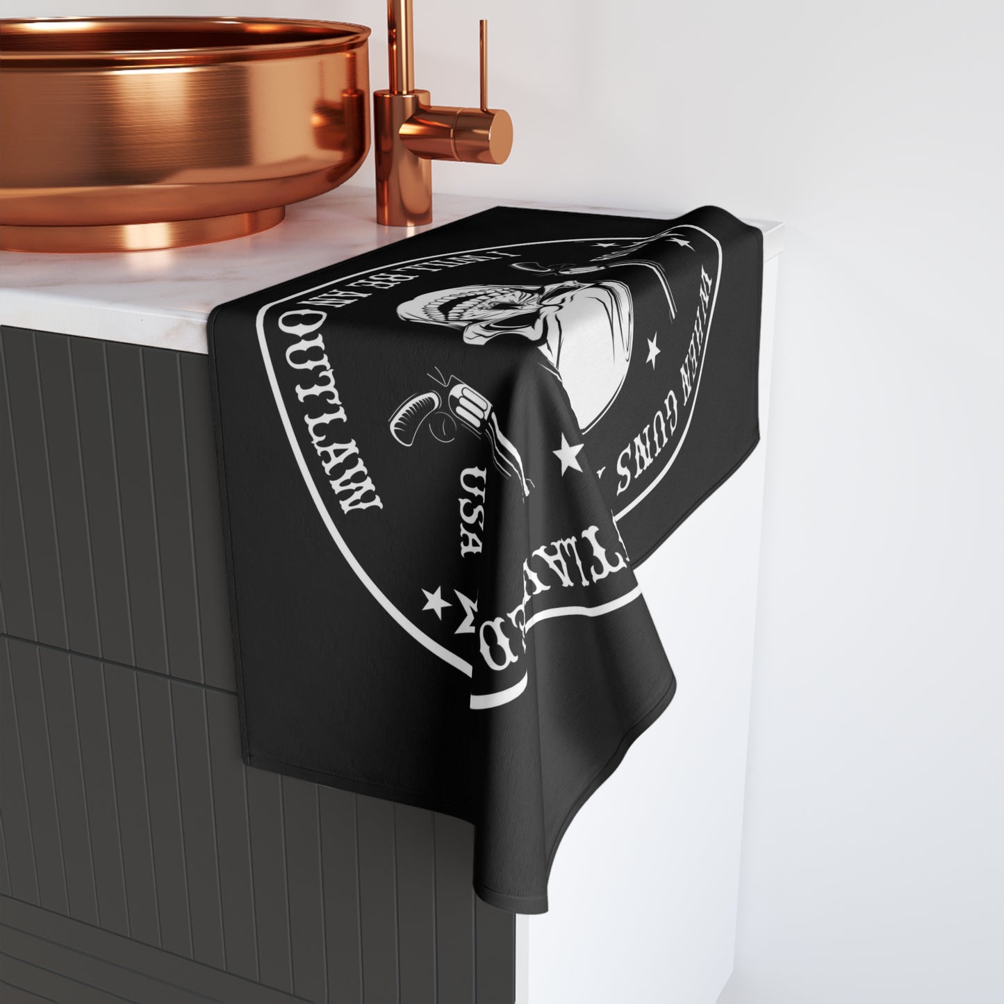 When guns are outlawed Ill be an outlaw Kitchen Bathroom Soft Hand Towel