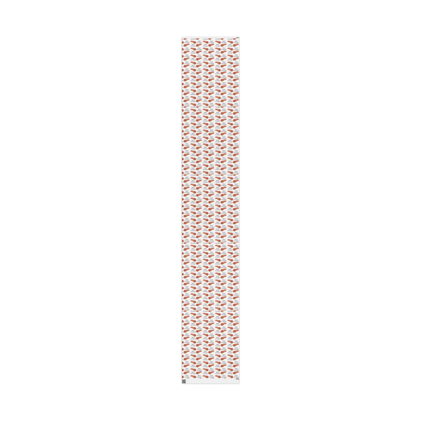 Real Bacon High Definition Happy Birthday Gift Present Holiday Wrapping Paper