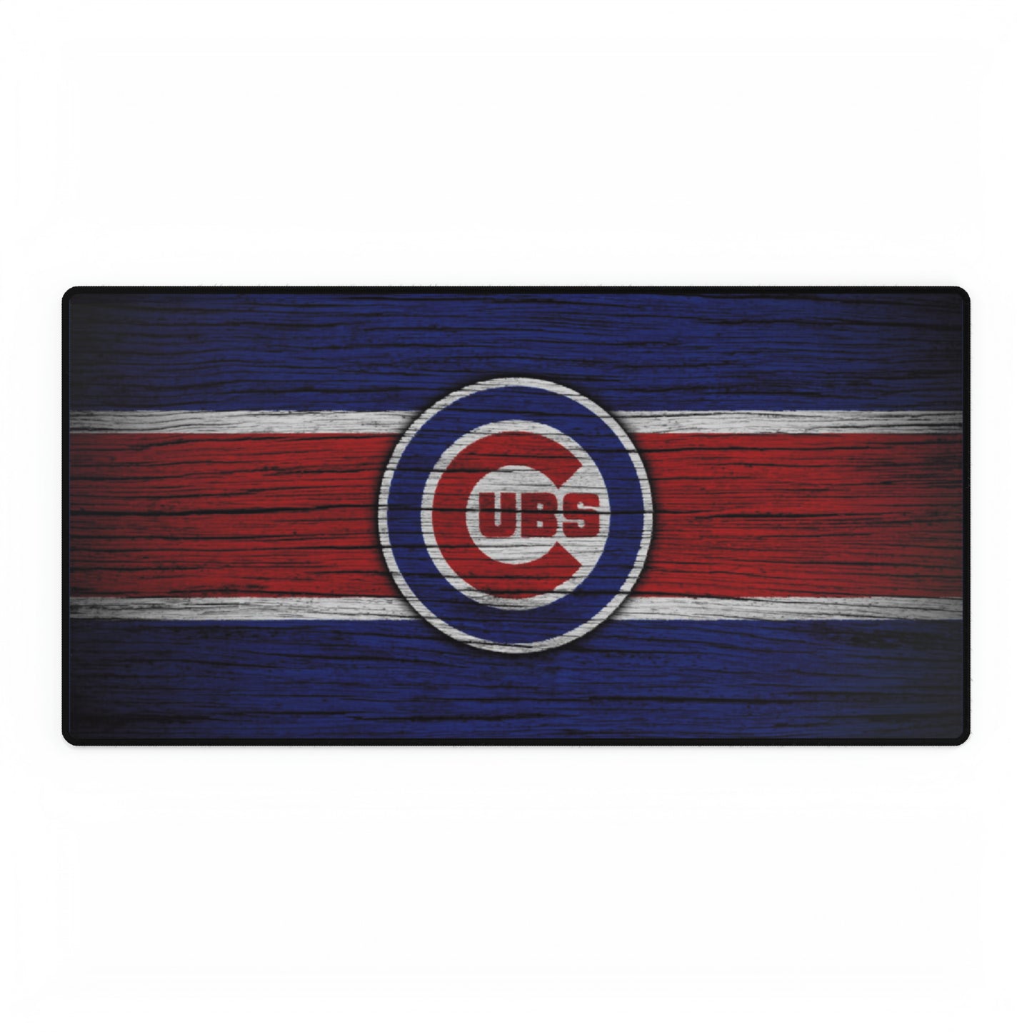 Chicago Cubs Holzmaserung aussehen MLB Baseball High Definition Druck Schreibtisch Matte Mousepad