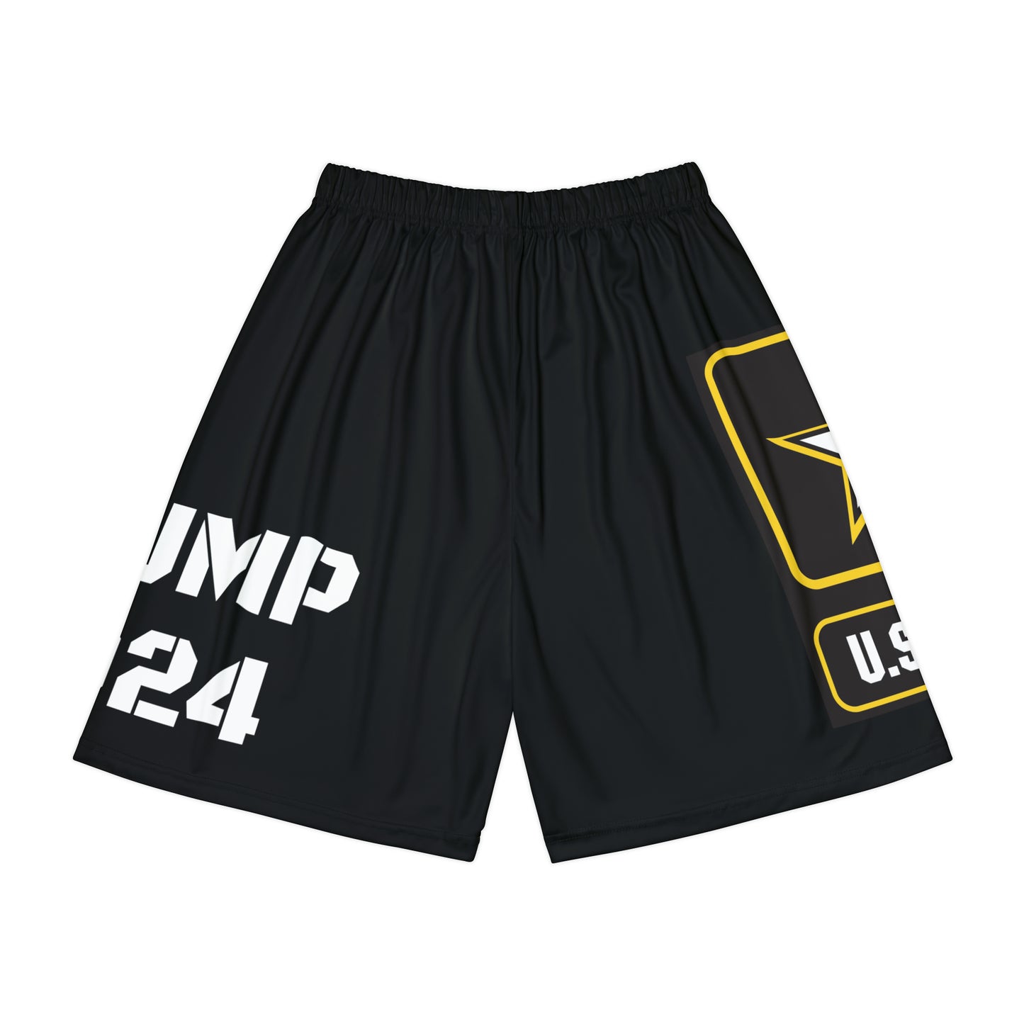 US Army Trump 2024 Black Men’s Sports Athletic Shorts