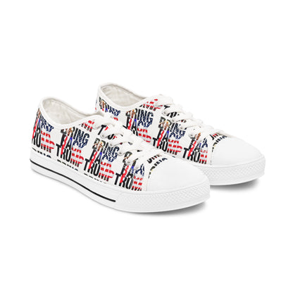 Bring Back Trump White MAGA All Over Print Women's Low Top Sneakers