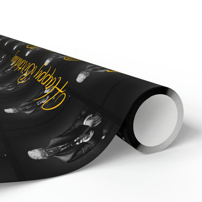 Happy Birthday From Donald J Trump Gift Wrapping Paper (Yellow)