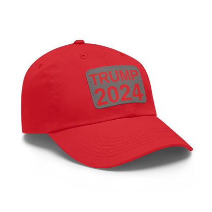 Women's Trump 2024 leather patch hat