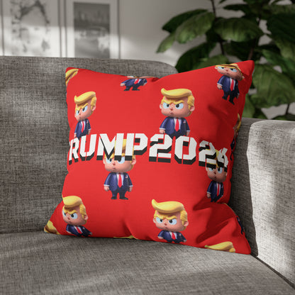 Little Trump 2024 Republican Red Soft Comfy Throw Pillow Case MAGA Gift