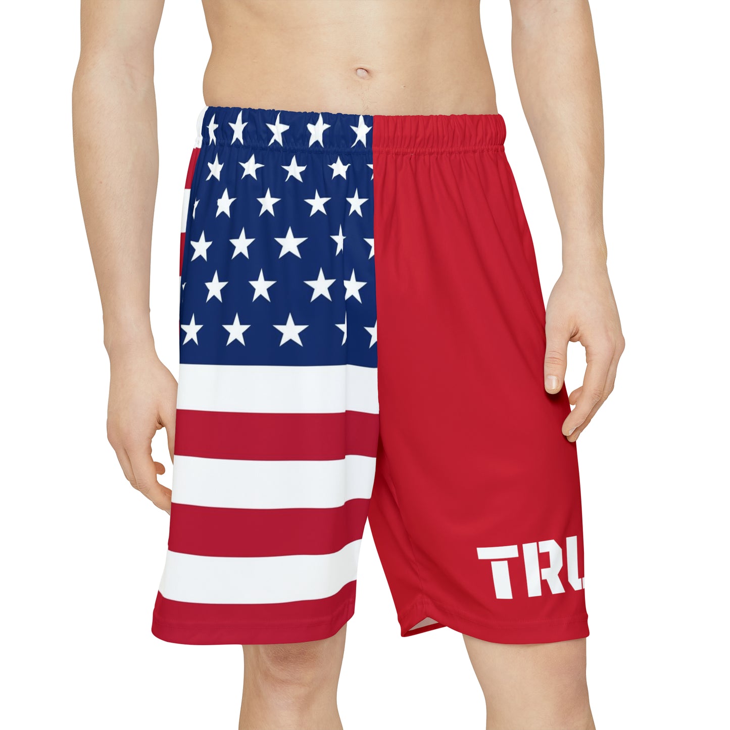Trump 2024 American Flag Sport-Sport-Shorts für Herren