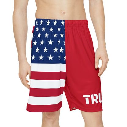 Trump 2024 American Flag Sport-Sport-Shorts für Herren