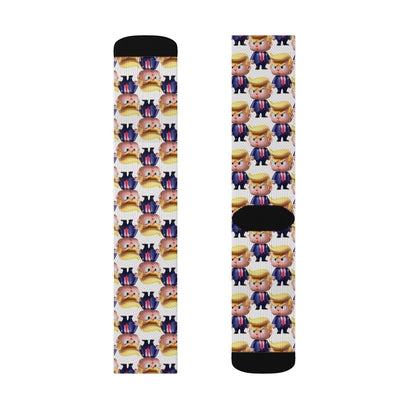 Little Trump Printed Sublimation Socks