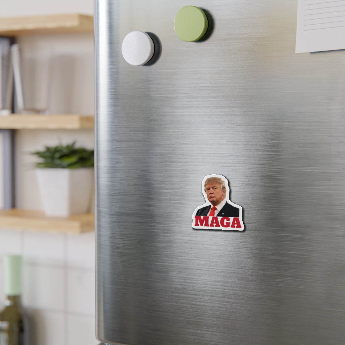 Donald Trump 2024 MAGA Heavy Duty Water Resistant Die-Cut Magnets