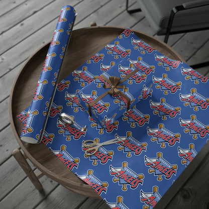 Los Angeles Angels of Anaheim Baseball MLB Birthday Gift Wrapping Paper Holiday