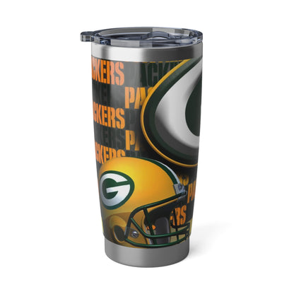 Green Bay Packers Helmet Logo Stainless Vagabond 20oz Tumbler