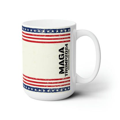NEW YEAR NEW PRESIDENT Jumbo Ceramic Coffee Mug 15oz MAGA Trump