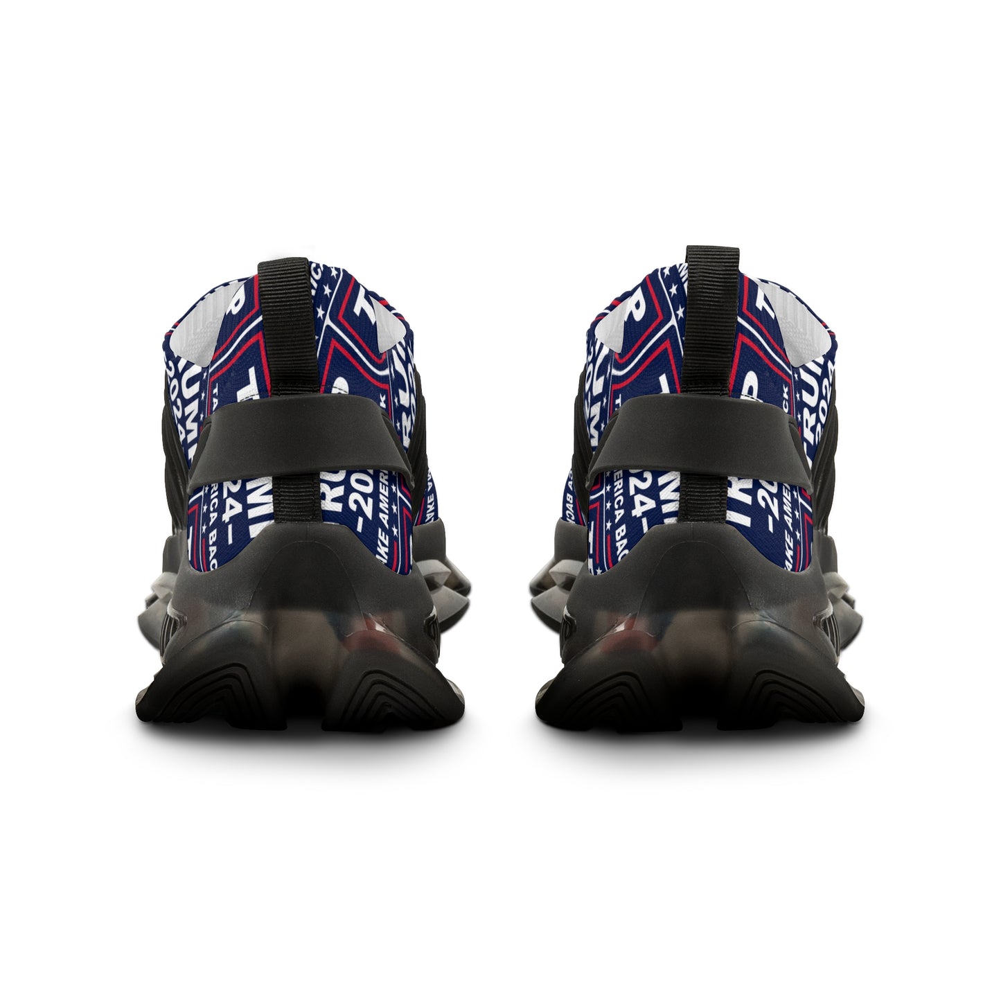 Trump 2024 Take America Back Blue Men's Mesh Sneakers