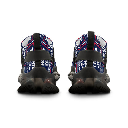 Trump 2024 Take America Back Blue Men's Mesh Sneakers