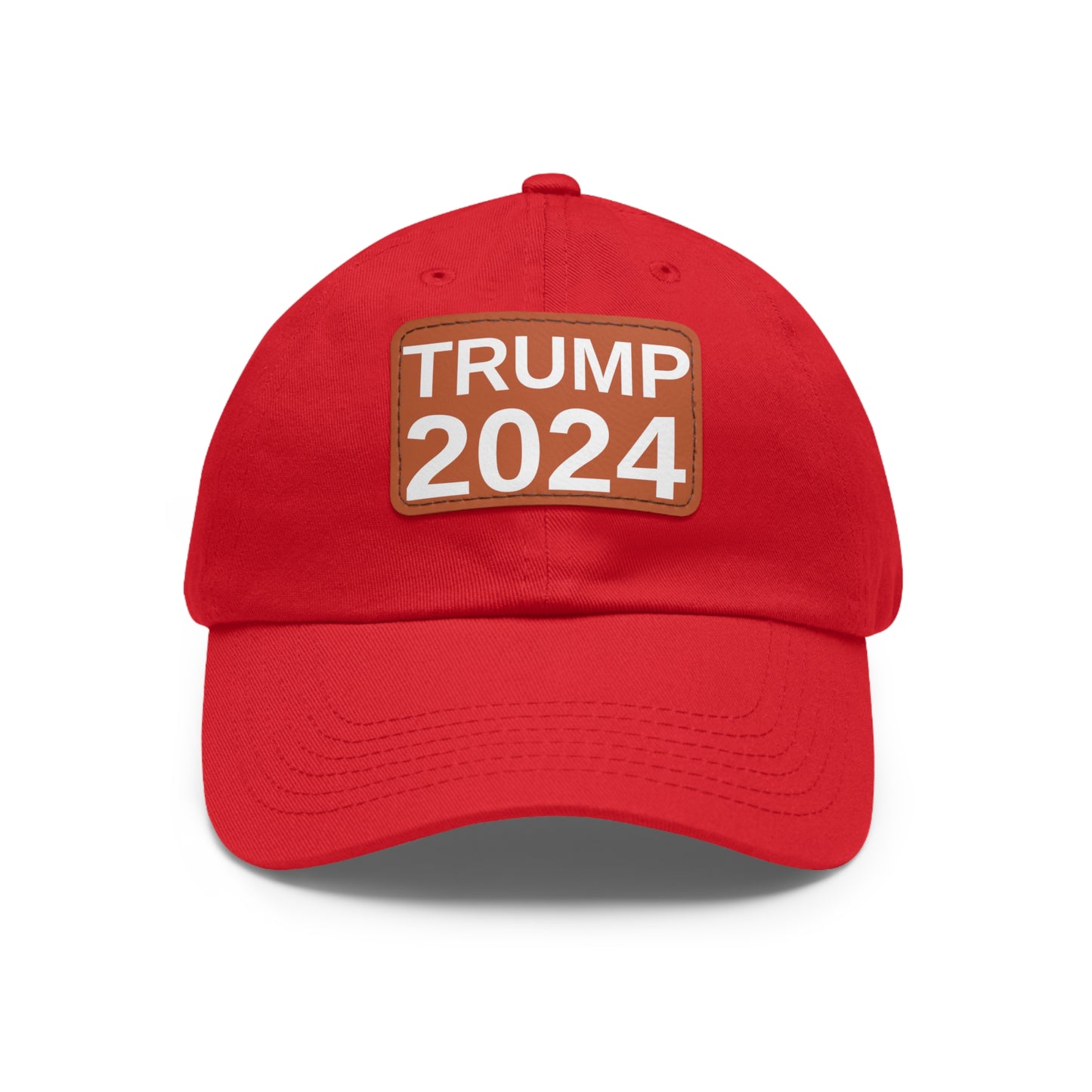 Women's Trump 2024 leather patch hat