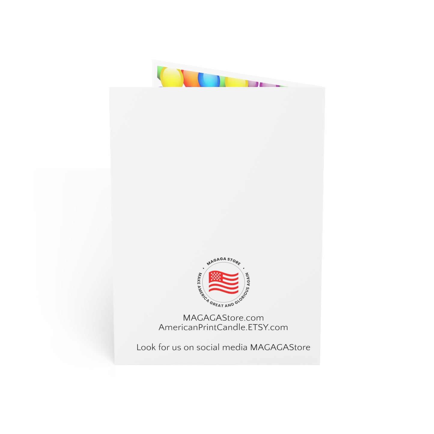 Happy Birthday From Donald J. Trump MAGA Greeting Card