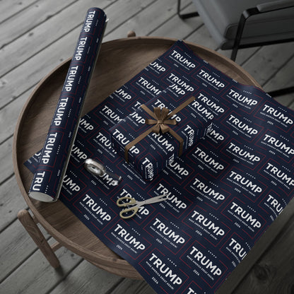 Trump 2024 Make America Great Again MAGA Christmas Gift Present Wrapping Papers