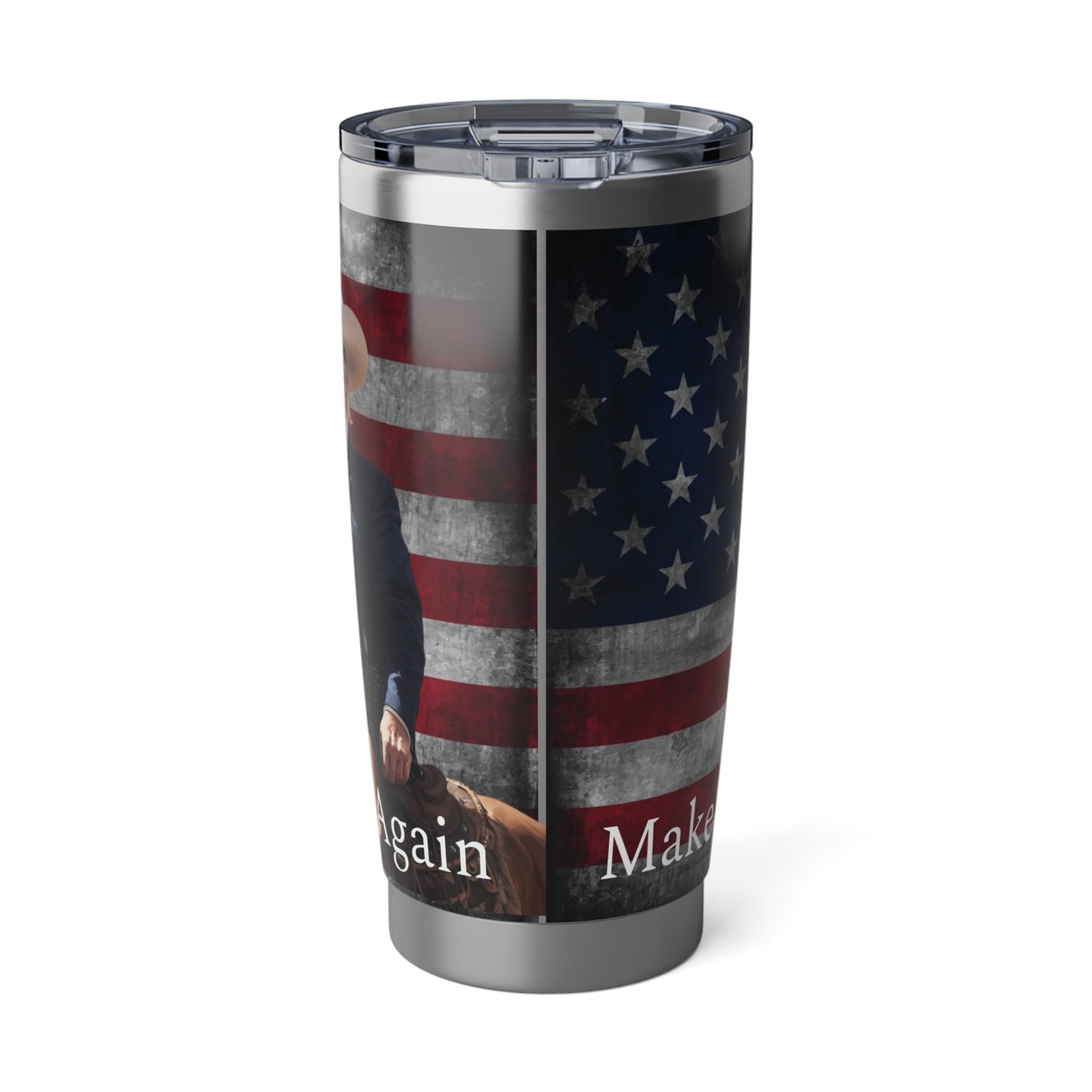 Make America Country Again Cowboy Trump Stainless Vagabond 20oz Tumbler