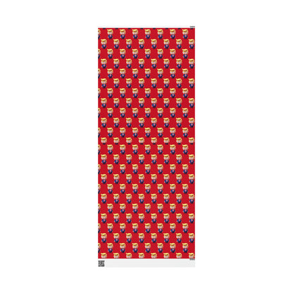 Red Little Trump MAGA Birthday Gift Present Wrapping Paper