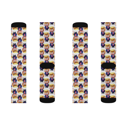 Little Trump Printed Sublimation Socks