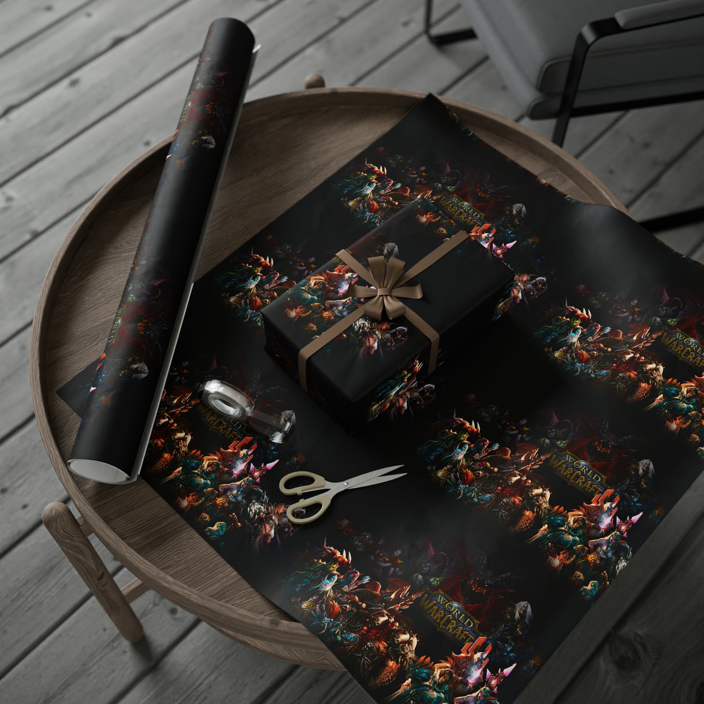 WoW Warcraft all characters Video Game Birthday Gift Wrapping Paper Holiday
