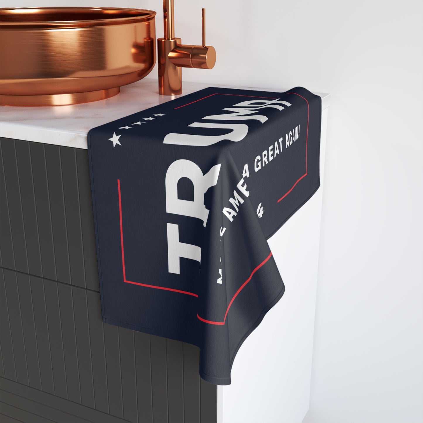 Trump 2024 Make America Great Again Kitchen Bathroom Soft Hand Towel