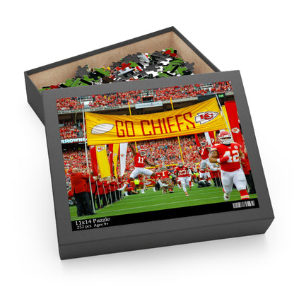 Go Chiefs at Arrowhead Puzzle Kansas City - 252 Piece *Kelce Mahomes Jones