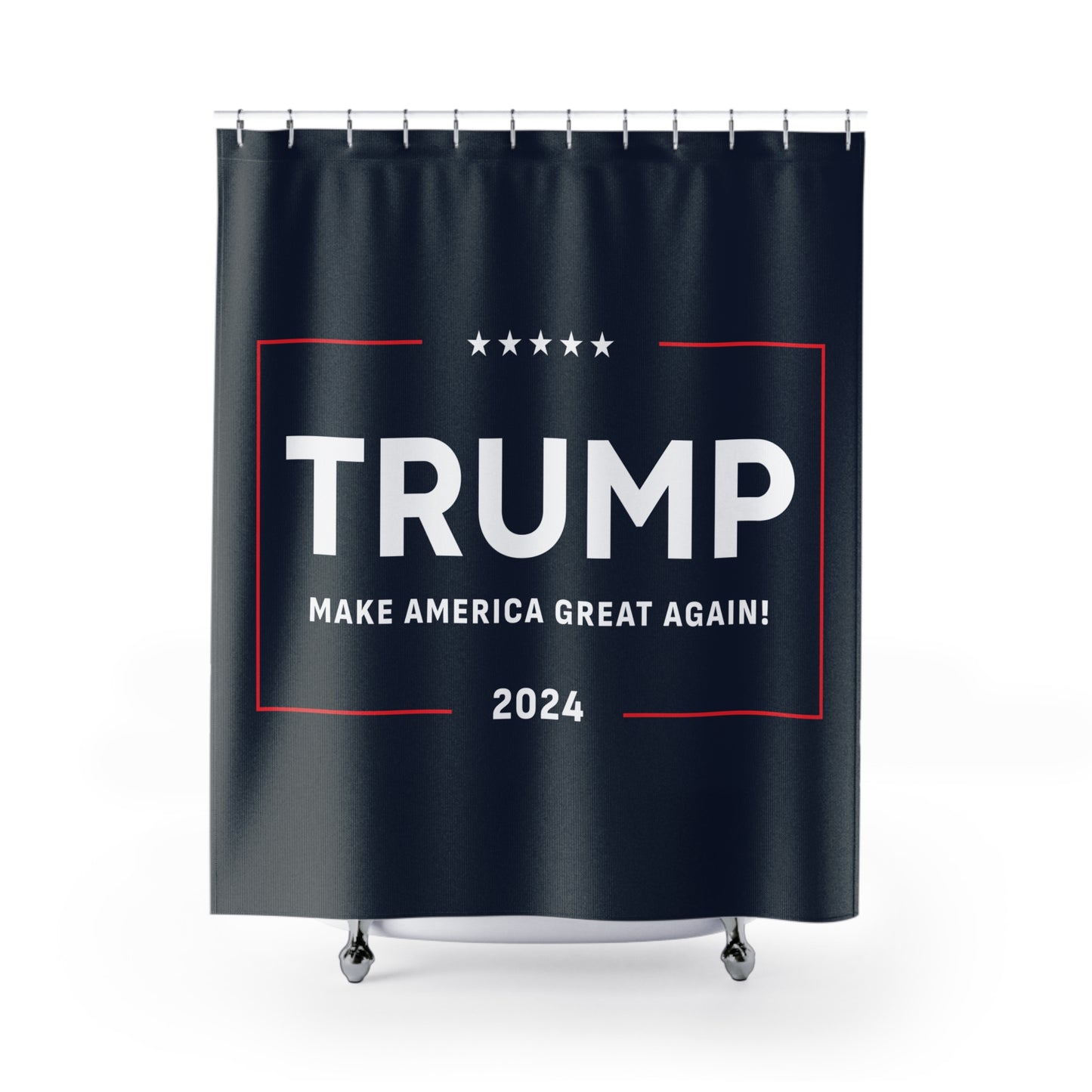 MAGAGA Store Original Trump Make America Great Again MAGA Polyester Shower Curtains